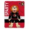 Sleep Squad Ottawa Senators Sparty Mascot 60” x 80” Raschel Plush Hockey Blanket